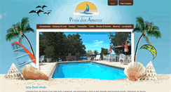 Desktop Screenshot of praiadosamores.com.br